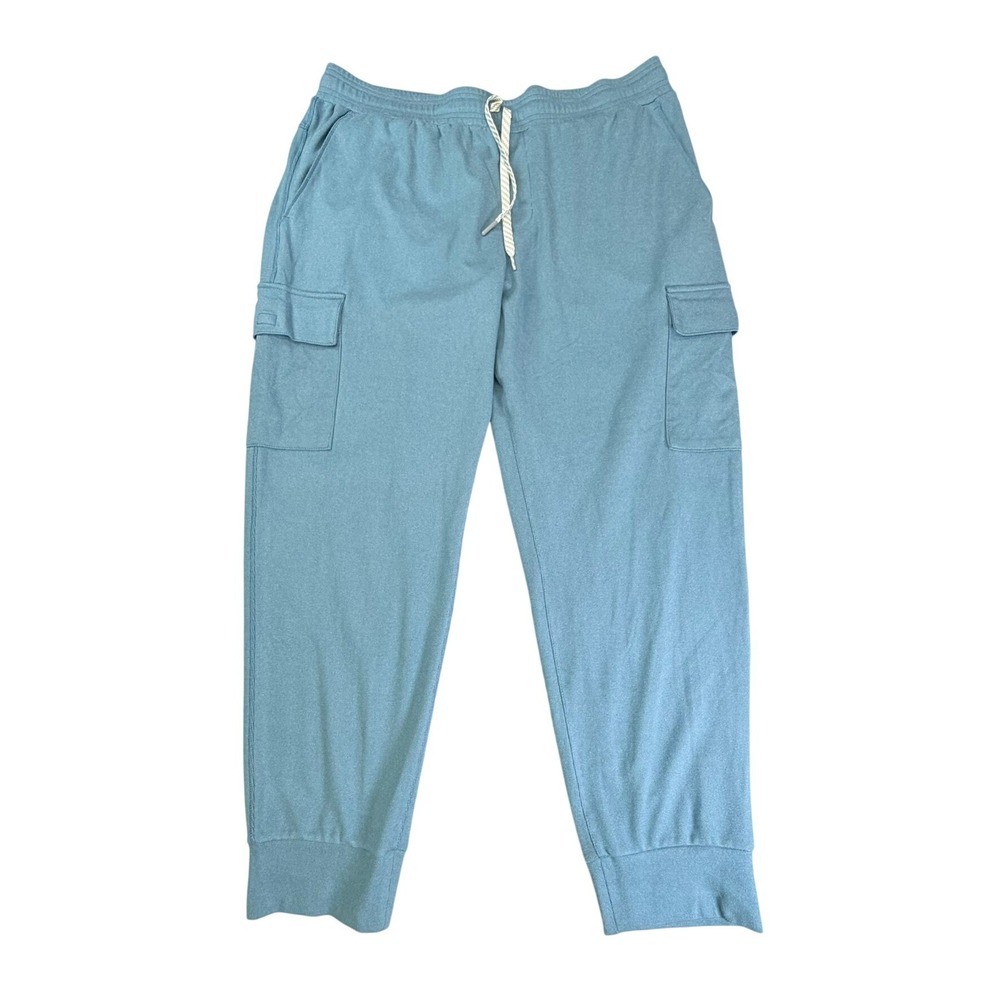 Avalanche Cargo Joggers Mens XL Blue Outdoor Supply Co Knit Pants CAM728